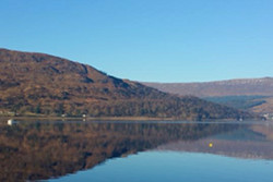 The harbor at Fort William